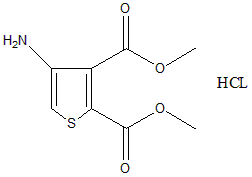 4-氨基噻吩-2,3-二甲酸二甲酯鹽酸鹽